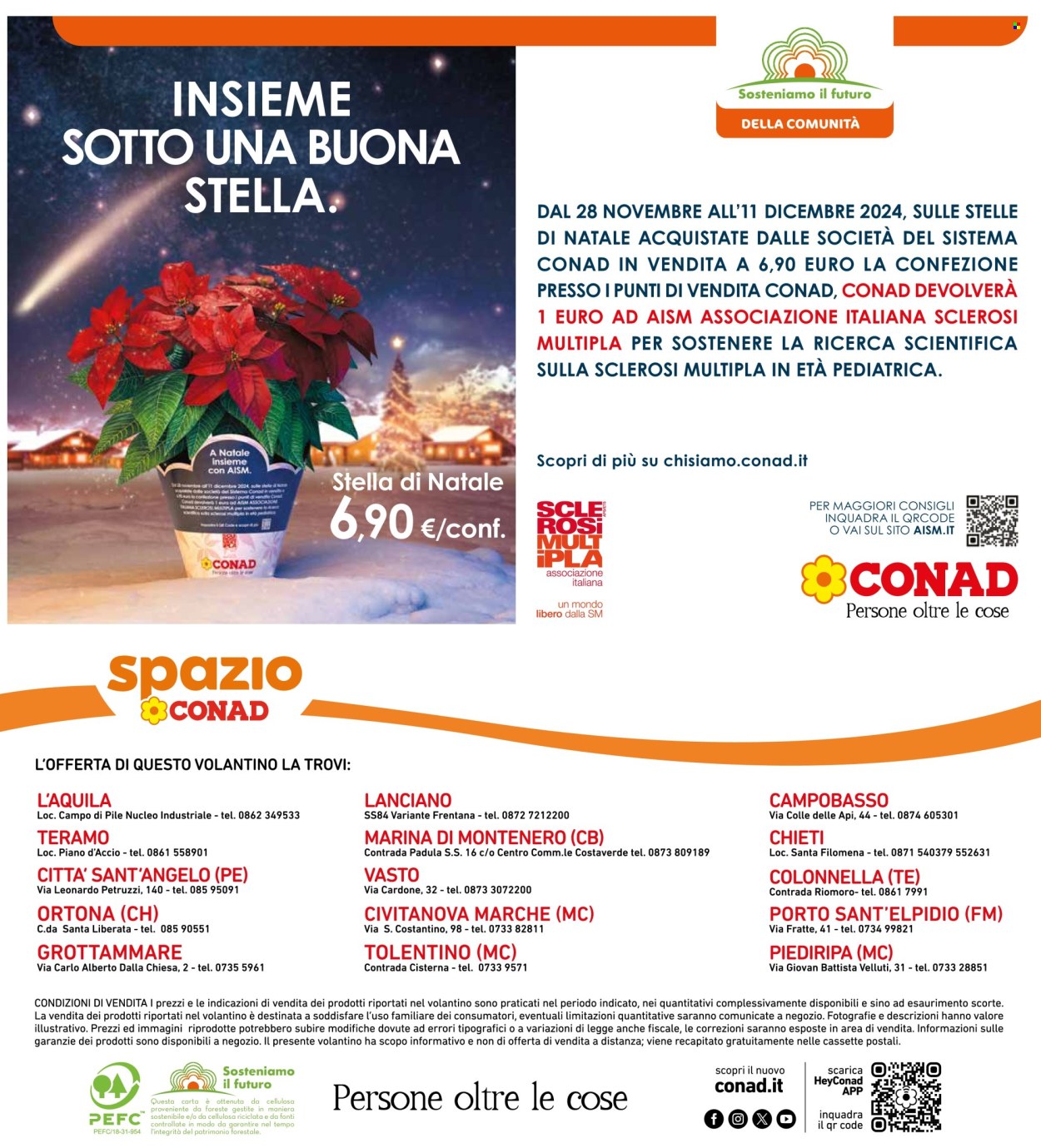 Volantino Spazio Conad - 2/12/2024 - 8/12/2024. Pagina 1