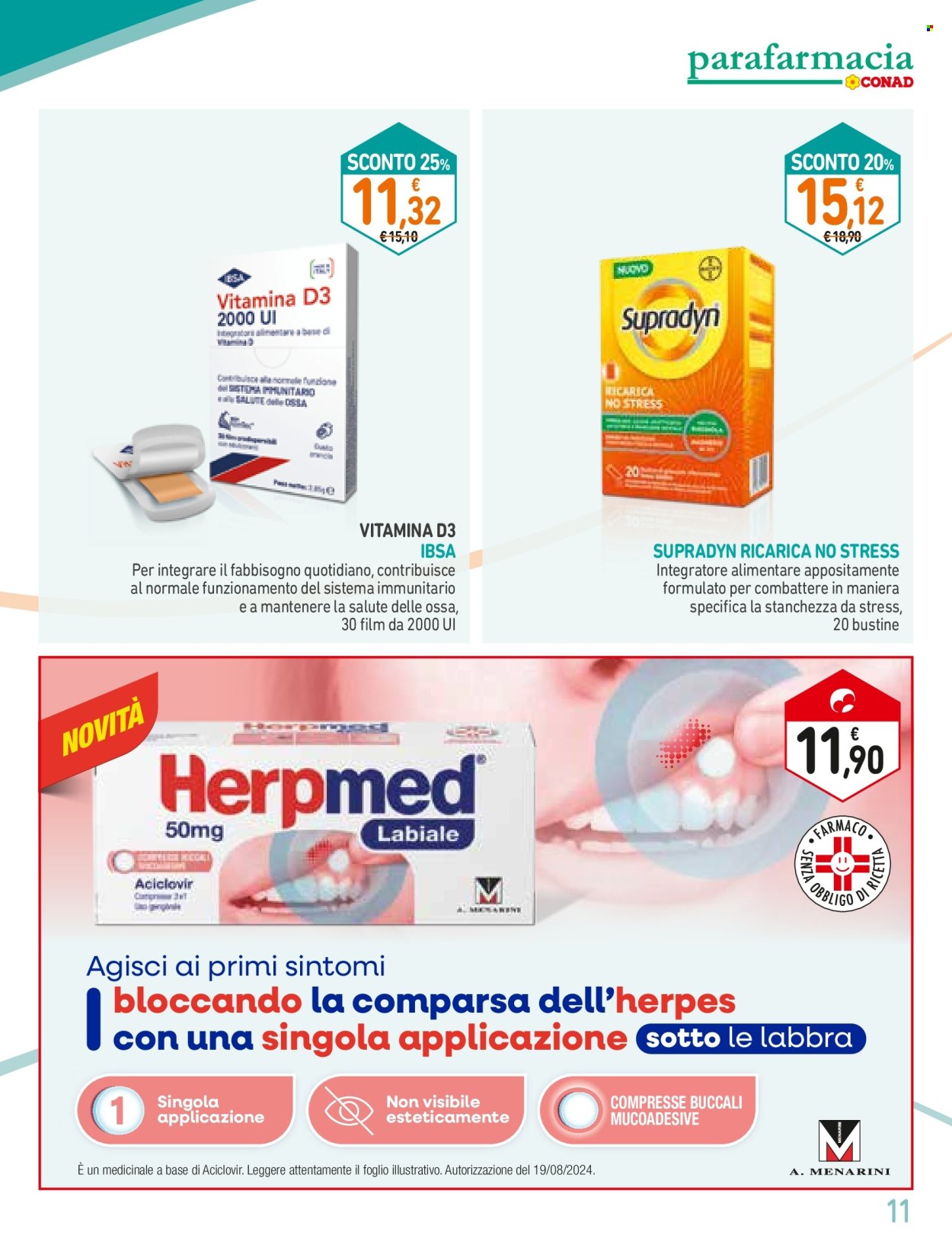 Volantino Conad - 3/12/2024 - 6/1/2025. Pagina 1