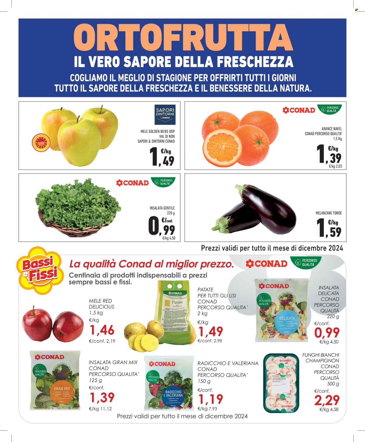 Volantino Spesa Facile Conad - 1/12/2024 - 31/12/2024. Pagina 1