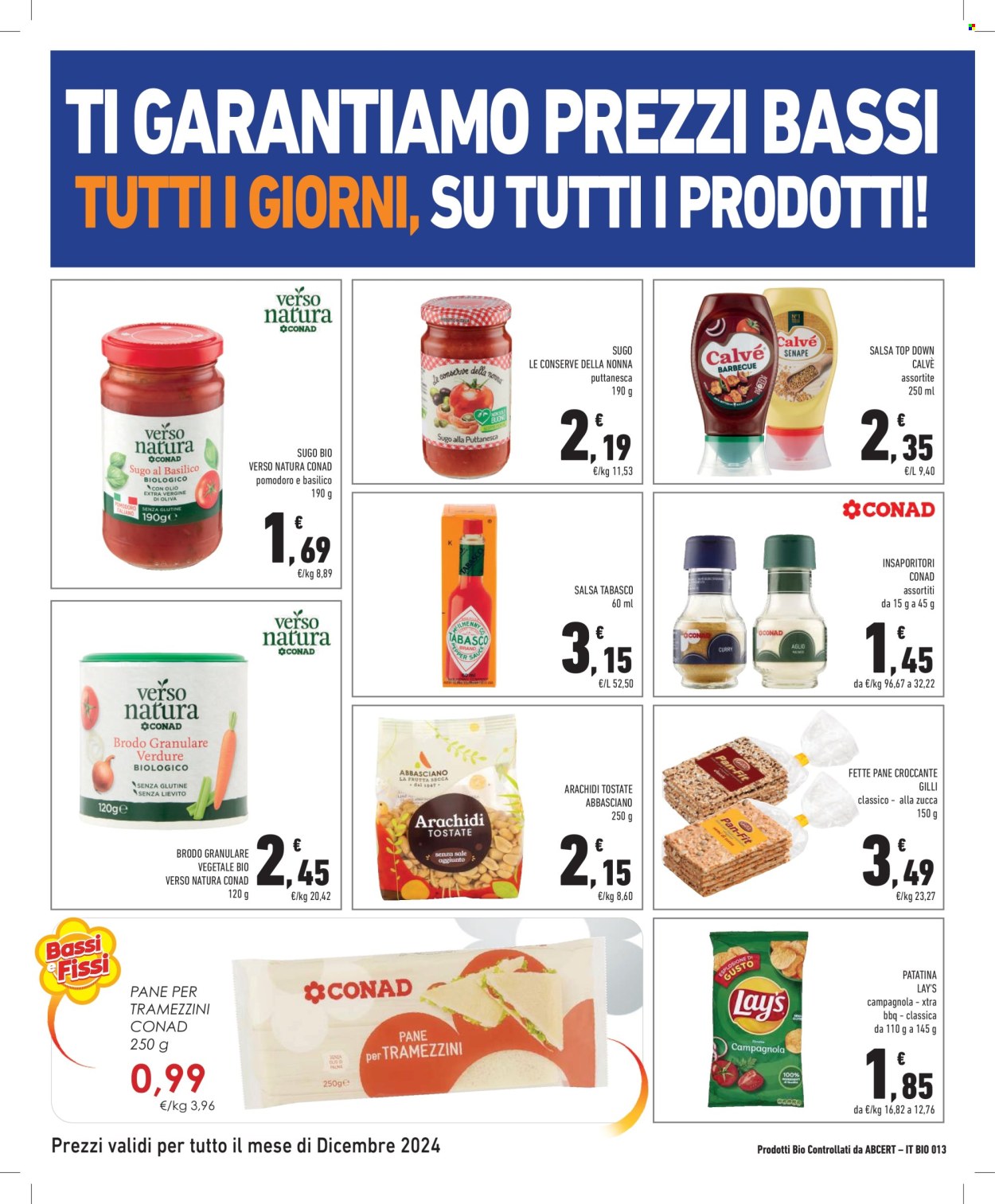 Volantino Spesa Facile Conad - 1/12/2024 - 31/12/2024. Pagina 1