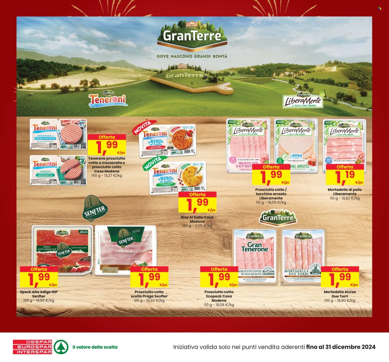 Volantino Eurospar - 1/12/2024 - 31/12/2024. Pagina 1