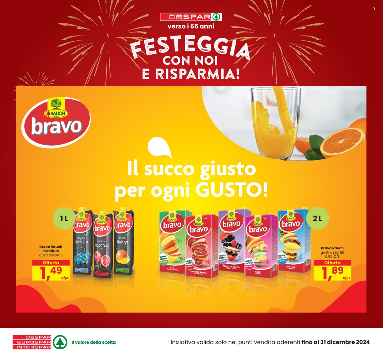 Volantino Eurospar - 1/12/2024 - 31/12/2024. Pagina 1