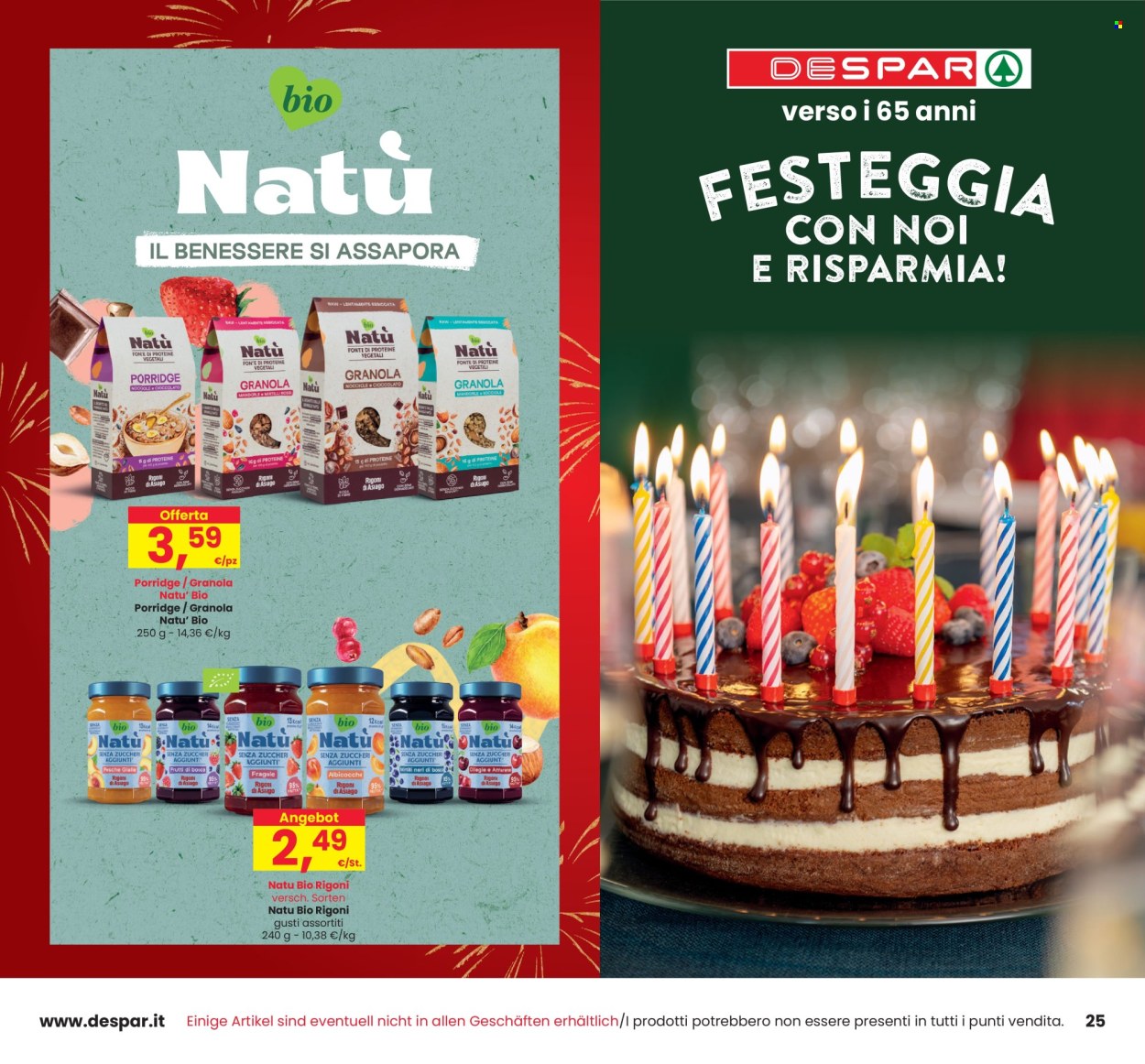 Volantino Eurospar - 1/12/2024 - 31/12/2024. Pagina 1