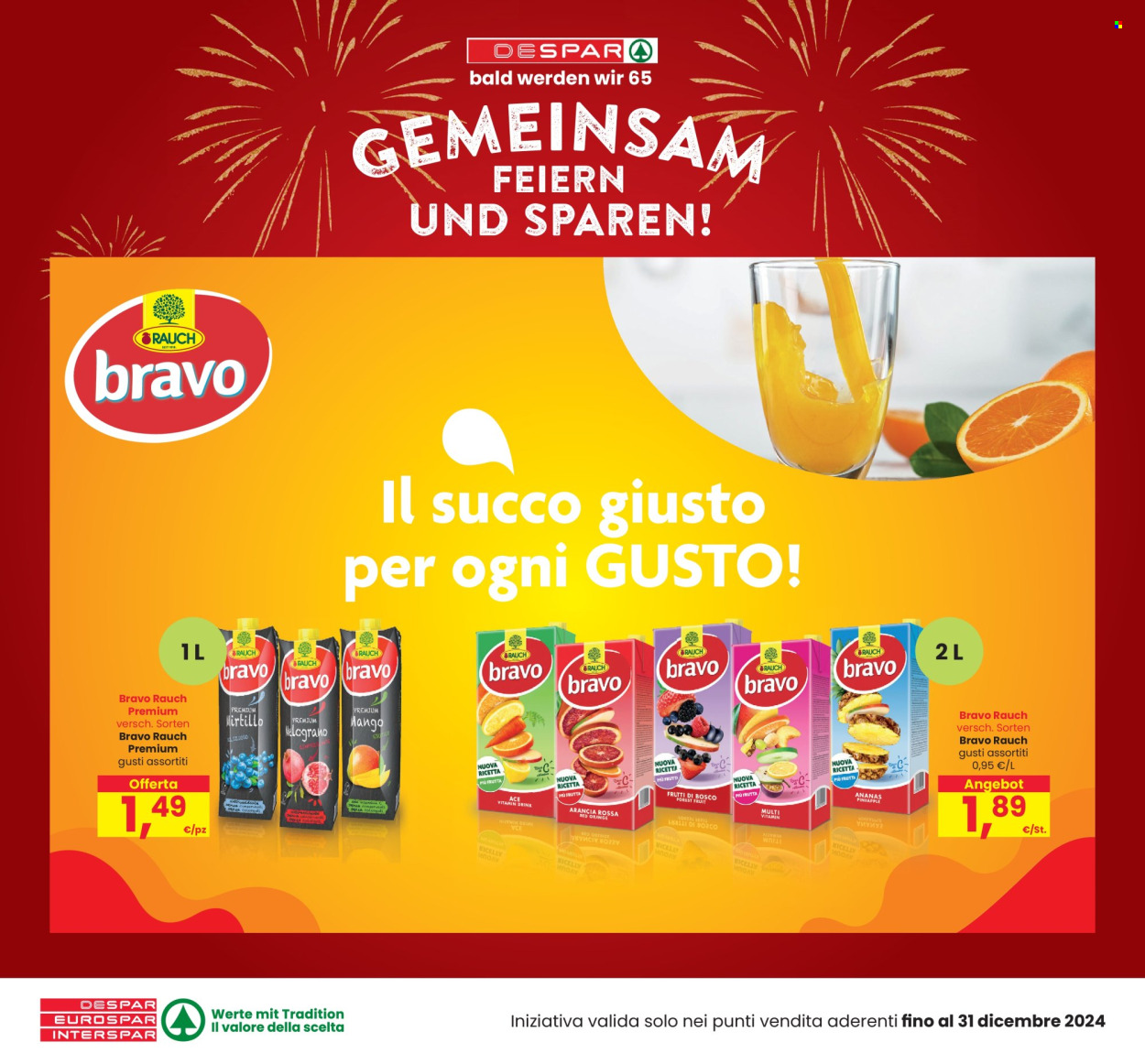 Volantino Eurospar - 1/12/2024 - 31/12/2024. Pagina 1