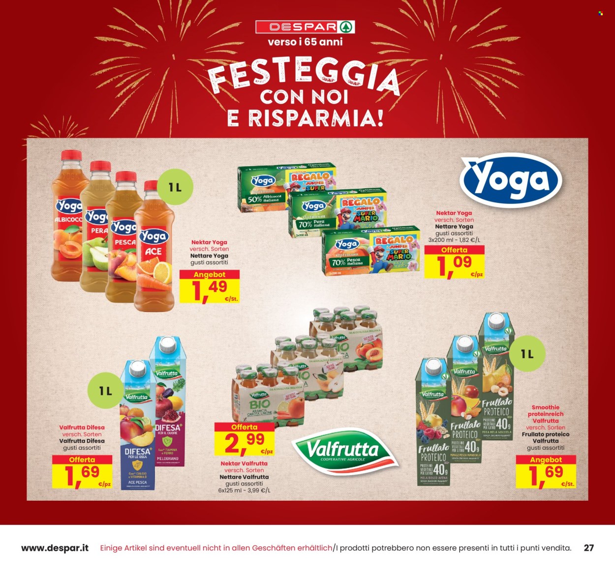 Volantino Eurospar - 1/12/2024 - 31/12/2024. Pagina 1