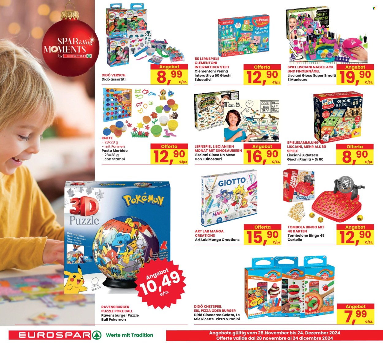 Volantino Eurospar - 28/11/2024 - 24/12/2024. Pagina 1