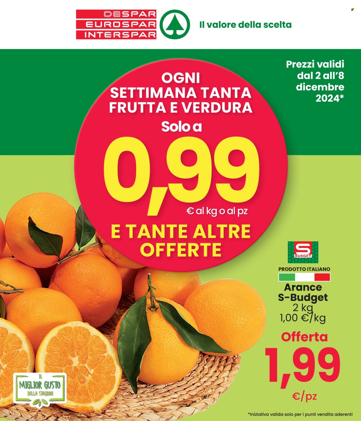 Volantino Interspar - 2/12/2024 - 8/12/2024. Pagina 1