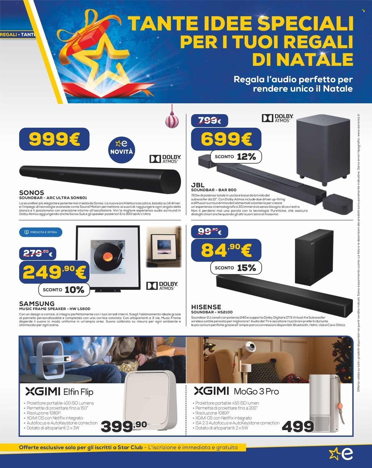 Volantino Euronics - 3/12/2024 - 24/12/2024. Pagina 1