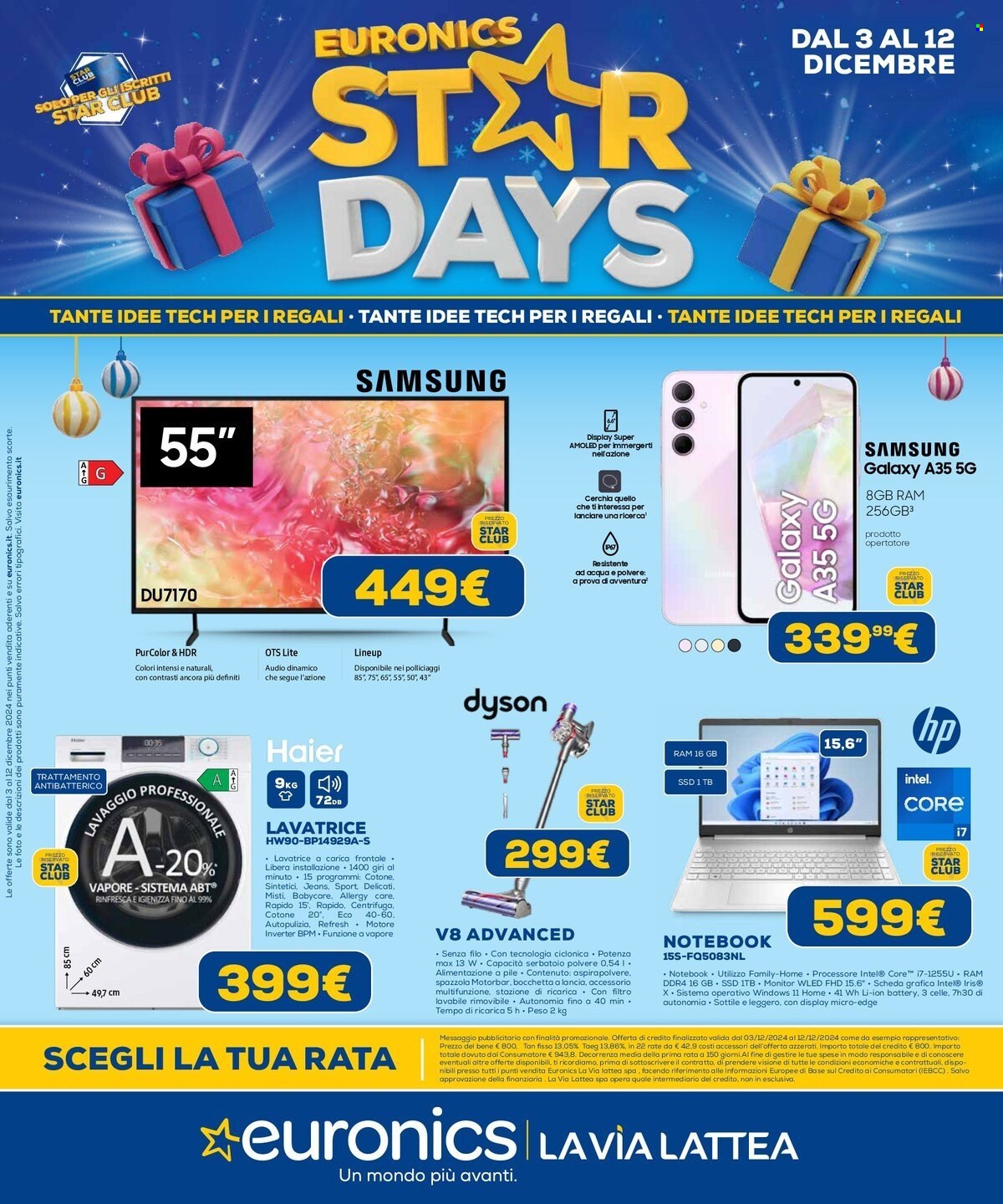 Volantino Euronics - 3/12/2024 - 12/12/2024. Pagina 1