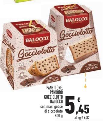 Panettone, Pandorò Gocciolotto Balocco