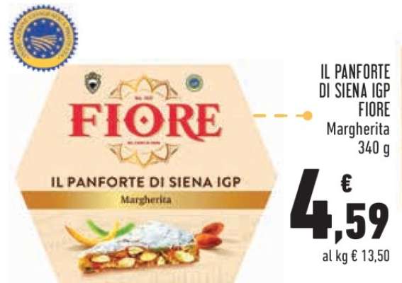 Il Panforte di Siena IGP Fiore Margherita