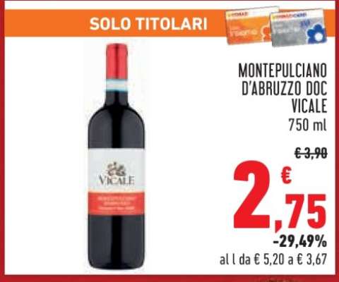 Montepulciano d'Abruzzo DOC Vicale