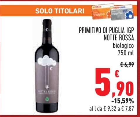 Primitivo di Puglia IGP Notte Rossa