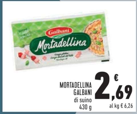 Mortadellina Galbani di suino