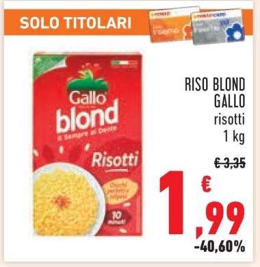 Riso Blond Gallo