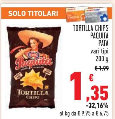 Tortilla Chips Paquita Pata