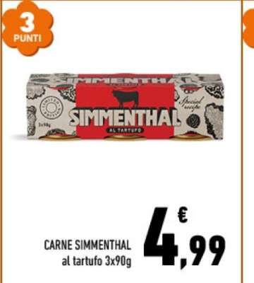 CARNE SIMMENTHAL al tartufo 3x90g