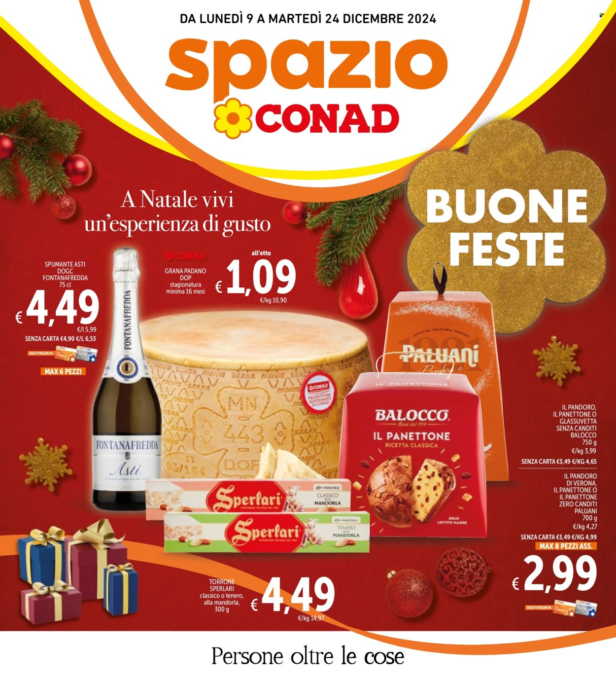 Volantino Spazio Conad - 9/12/2024 - 24/12/2024. Pagina 1