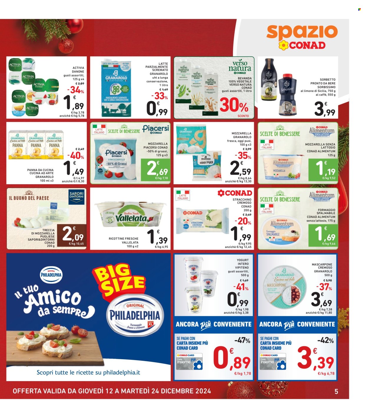 Volantino Spazio Conad - 12/12/2024 - 24/12/2024. Pagina 1