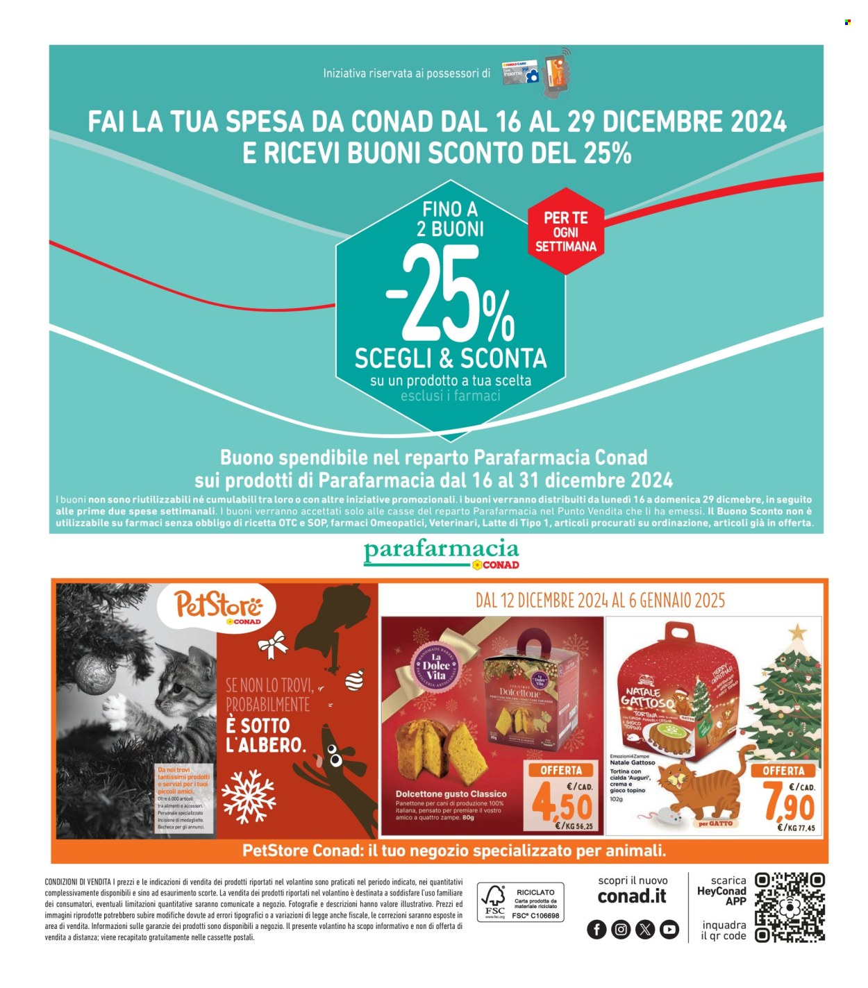 Volantino Spazio Conad - 12/12/2024 - 24/12/2024. Pagina 1