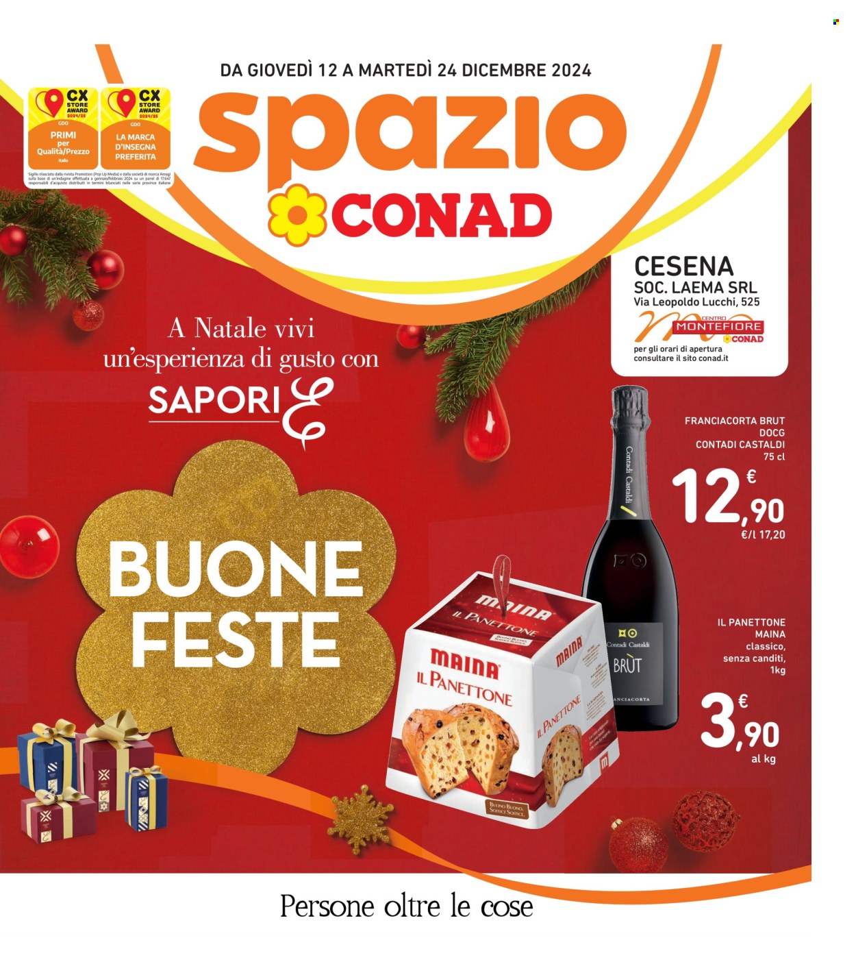 Volantino Spazio Conad - 12/12/2024 - 24/12/2024. Pagina 1