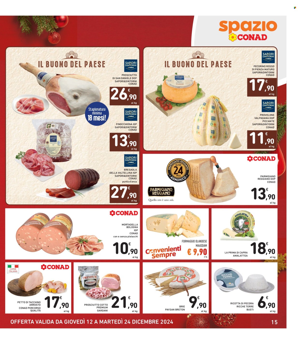 Volantino Spazio Conad - 12/12/2024 - 24/12/2024. Pagina 1