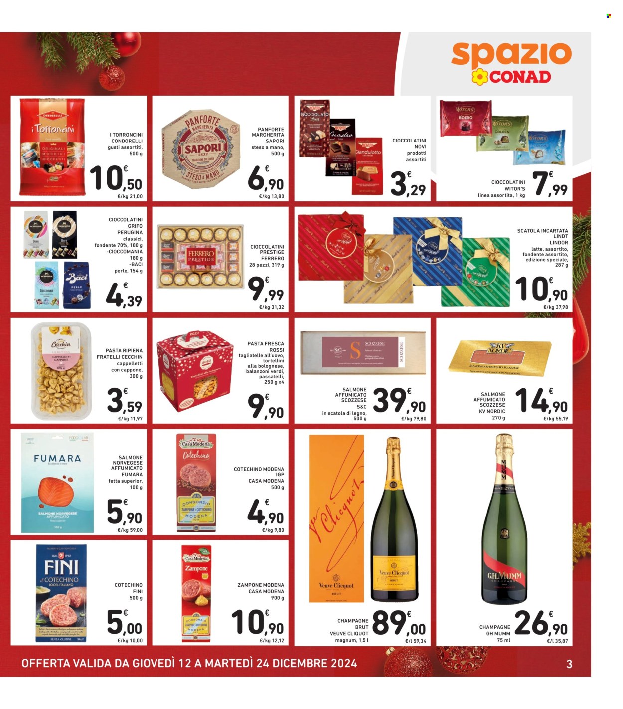 Volantino Spazio Conad - 12/12/2024 - 24/12/2024. Pagina 1