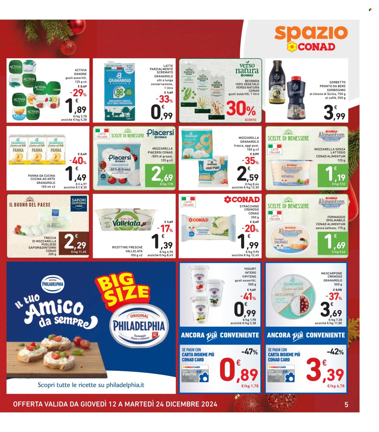 Volantino Spazio Conad - 12/12/2024 - 24/12/2024. Pagina 1