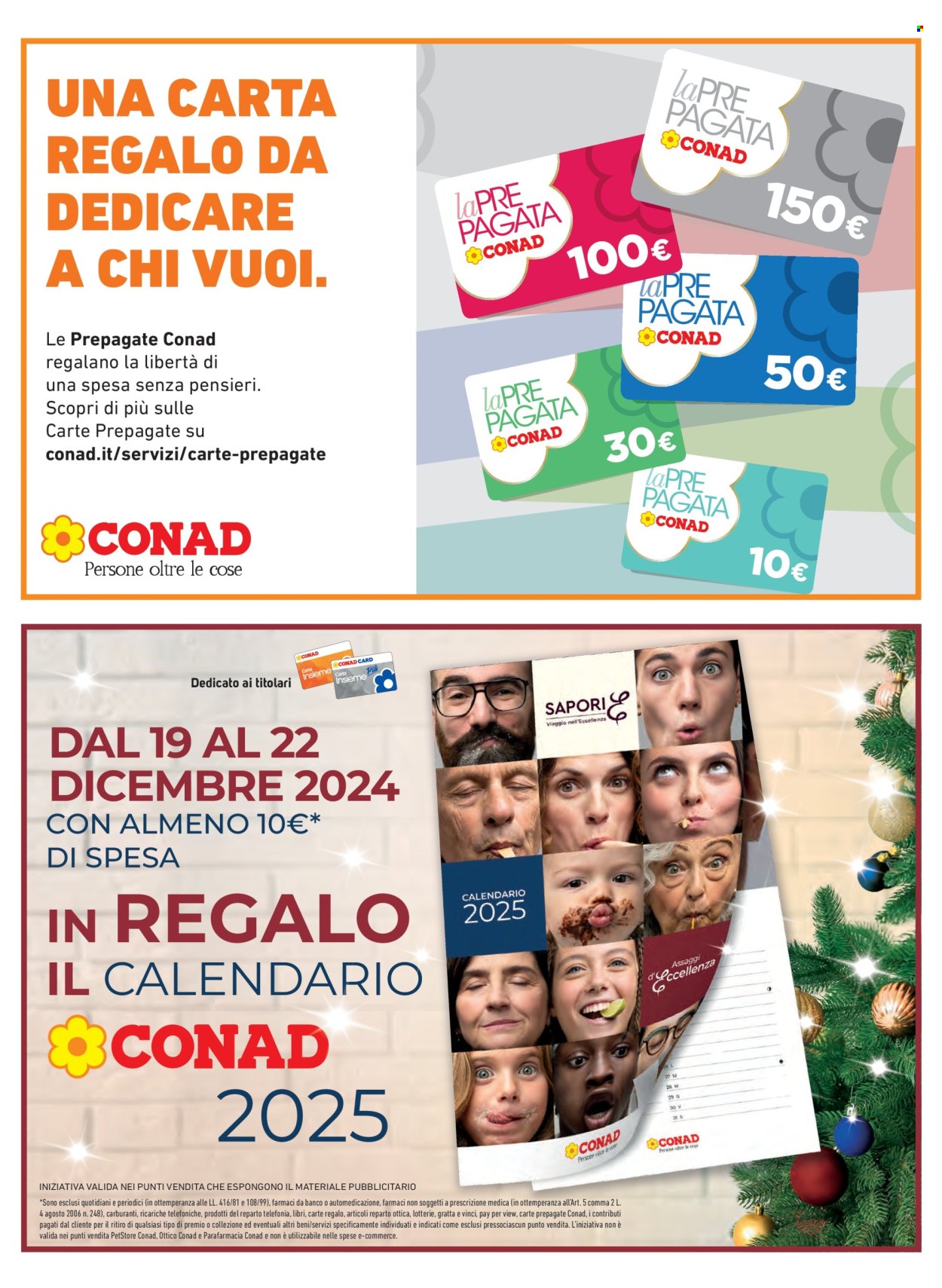 Volantino Conad - 11/12/2024 - 26/12/2024. Pagina 1