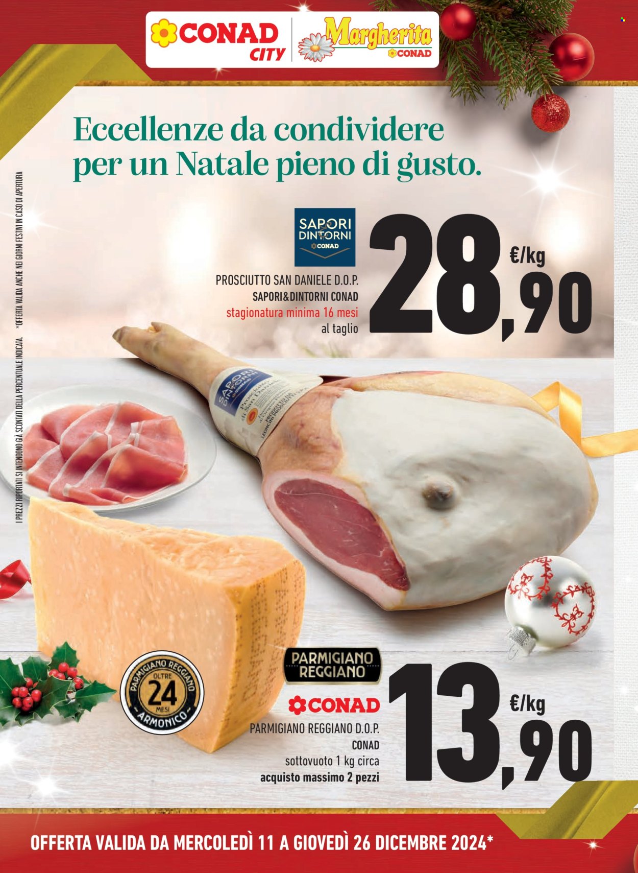 Volantino Margherita Conad - 11/12/2024 - 26/12/2024. Pagina 1