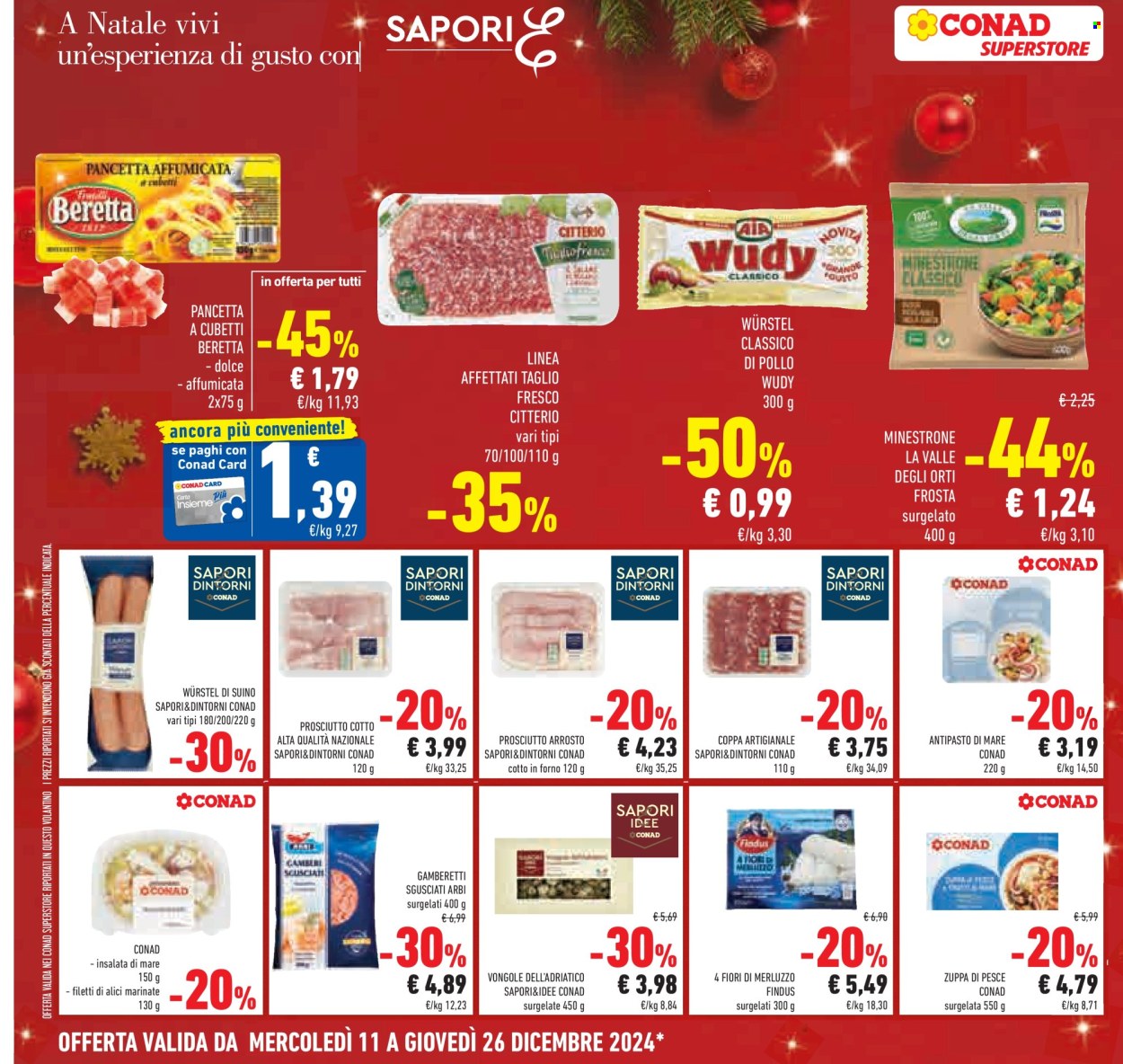 Volantino Conad Superstore - 11/12/2024 - 26/12/2024. Pagina 1