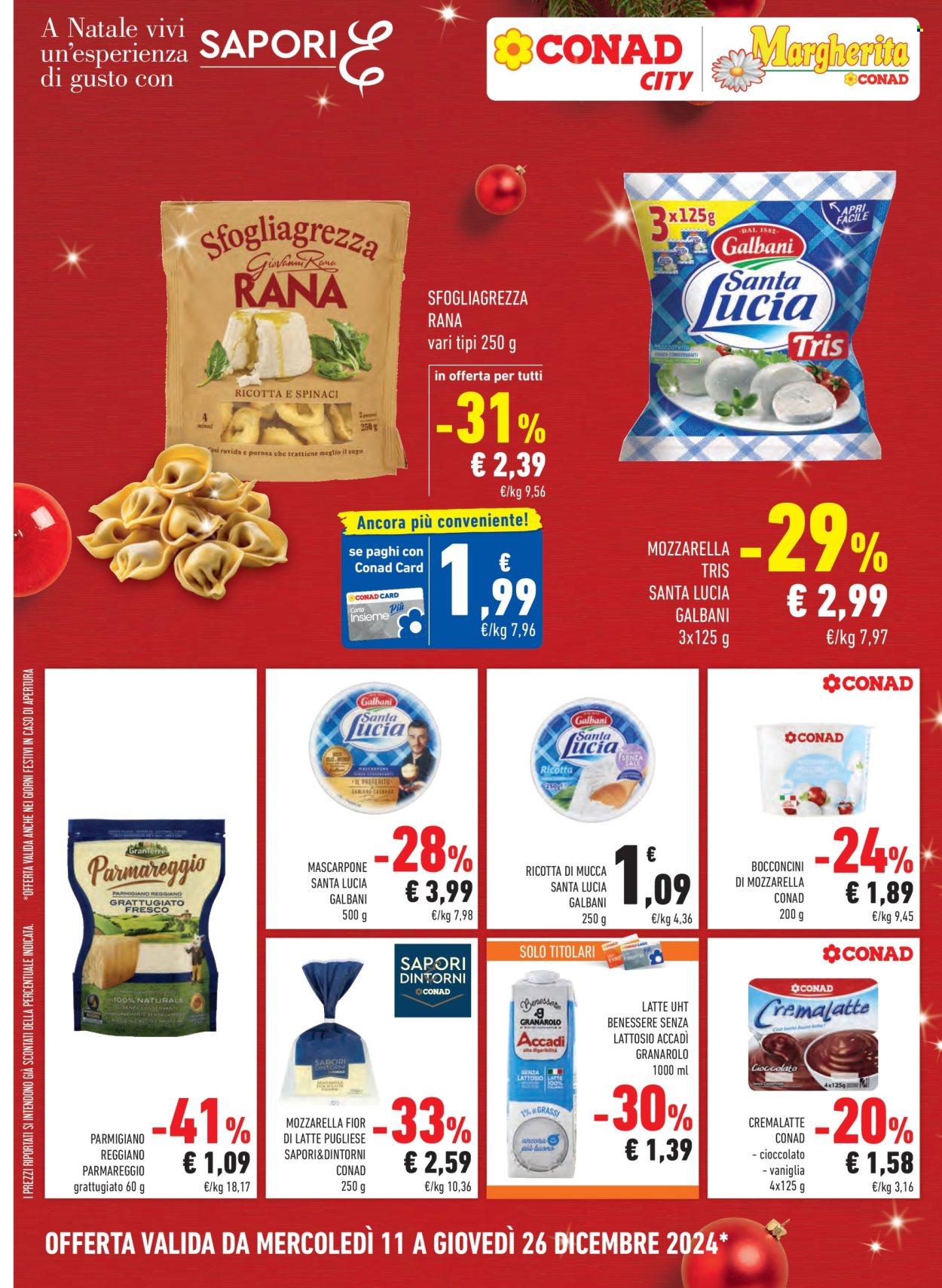 Volantino Conad - 11/12/2024 - 26/12/2024. Pagina 1