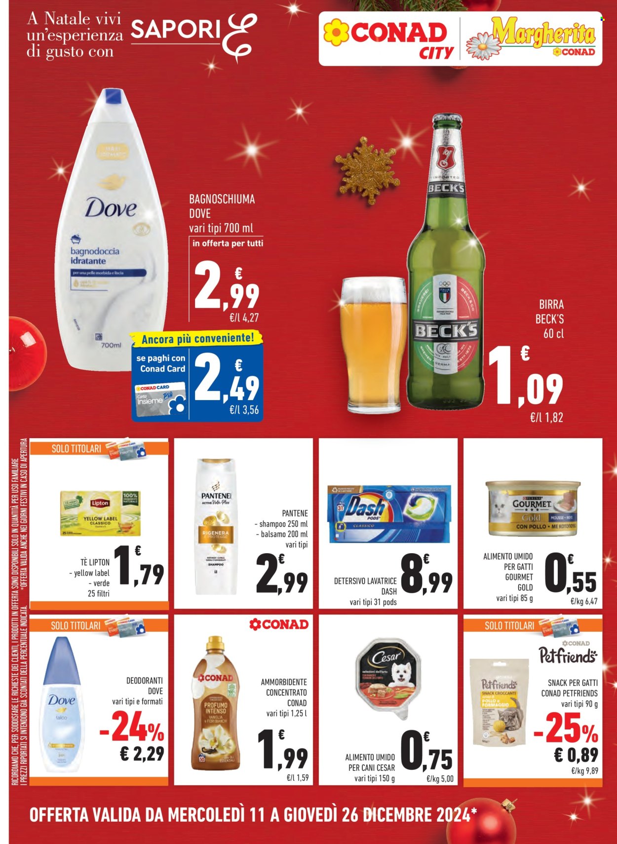 Volantino Margherita Conad - 11/12/2024 - 26/12/2024. Pagina 1