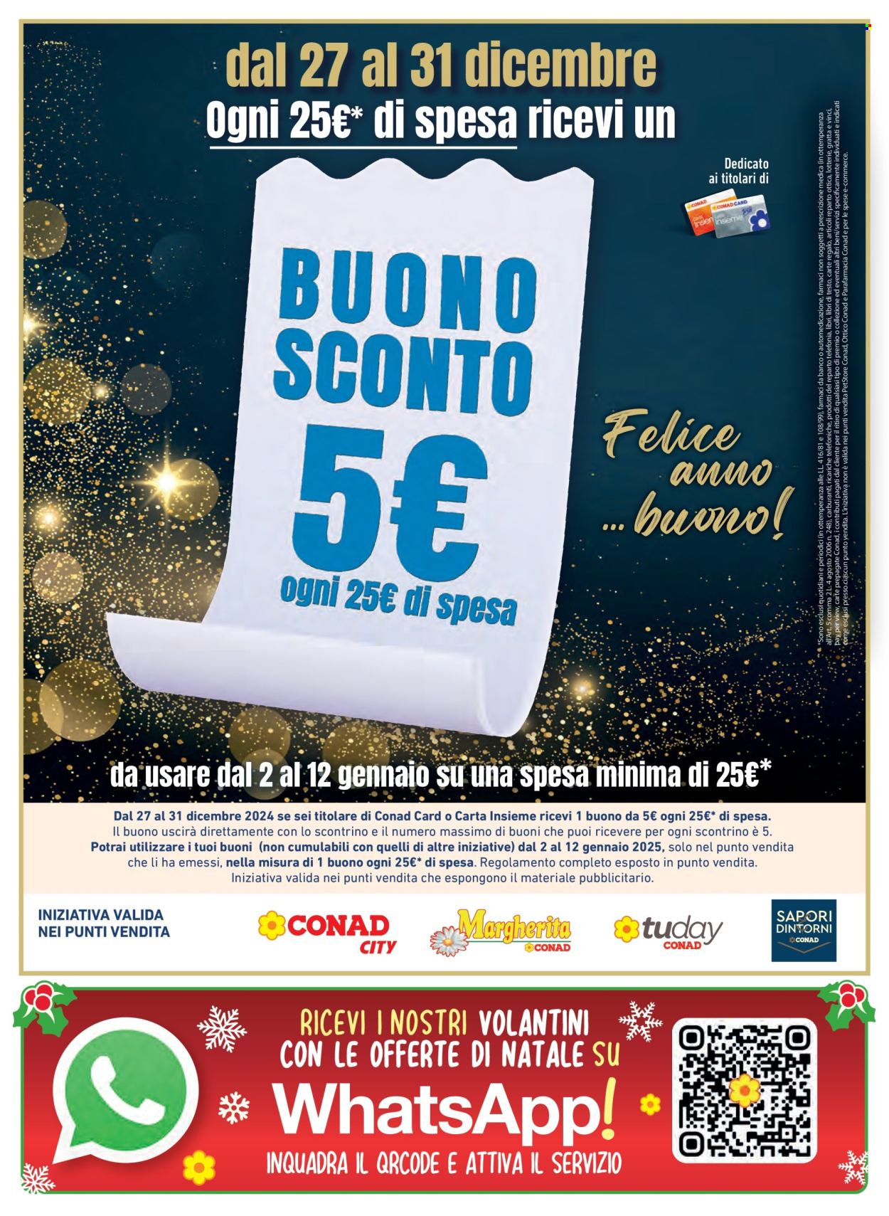 Volantino Conad - 11/12/2024 - 26/12/2024. Pagina 1