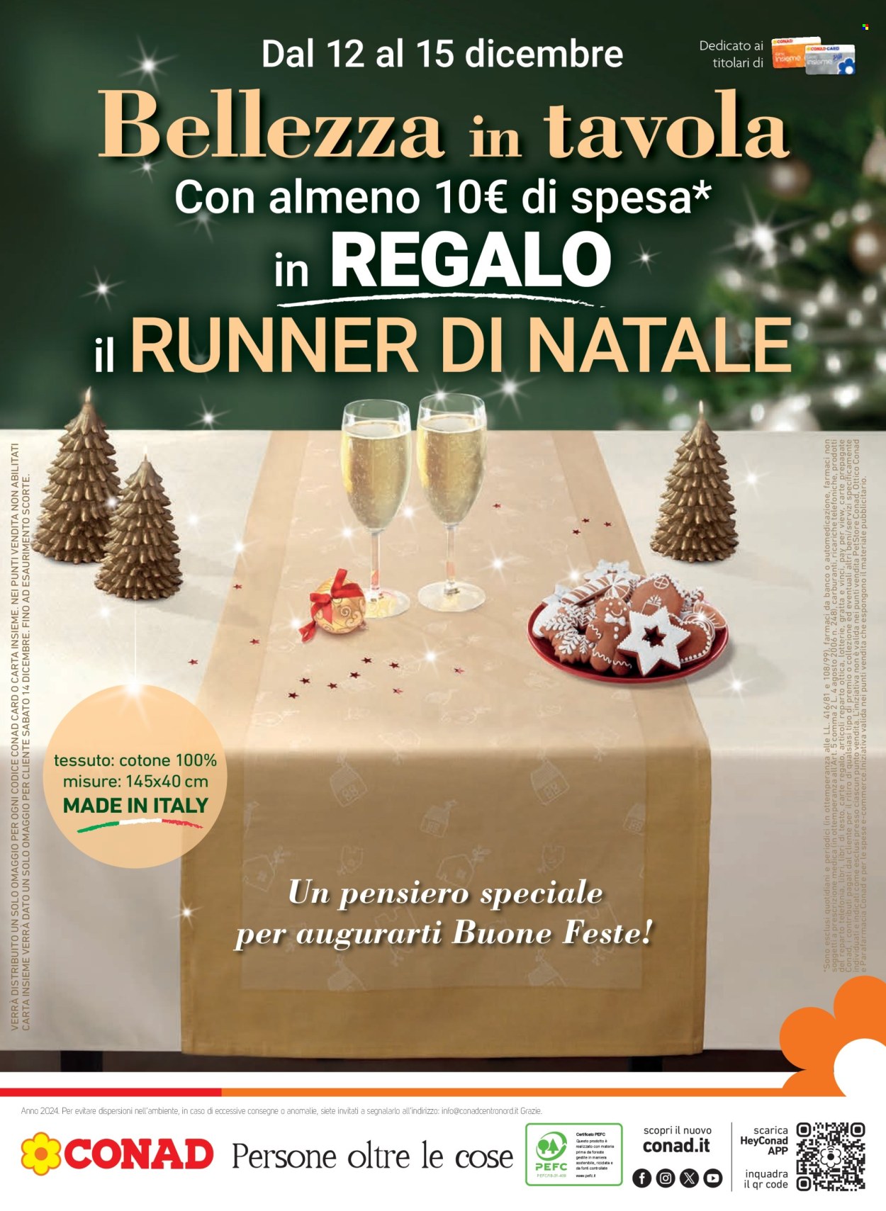 Volantino Margherita Conad - 11/12/2024 - 26/12/2024. Pagina 1