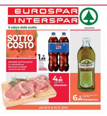 Volantino Eurospar - 9/12/2024 - 15/12/2024.