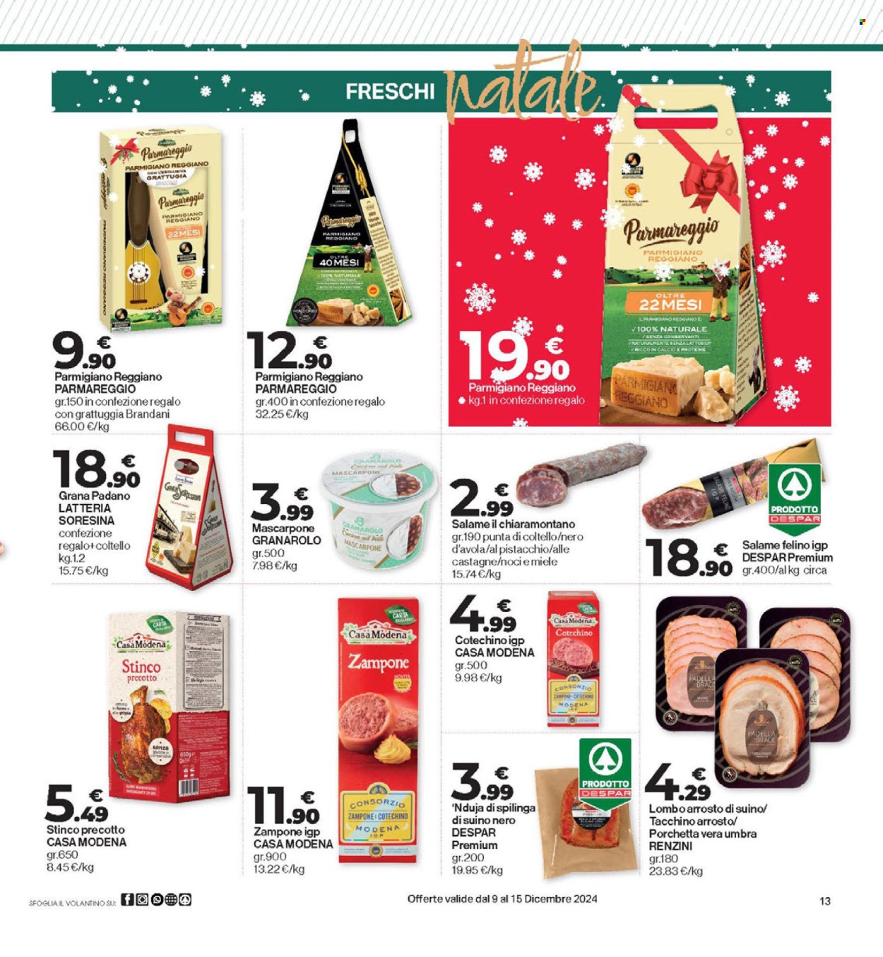 Volantino Eurospar - 9/12/2024 - 15/12/2024. Pagina 1