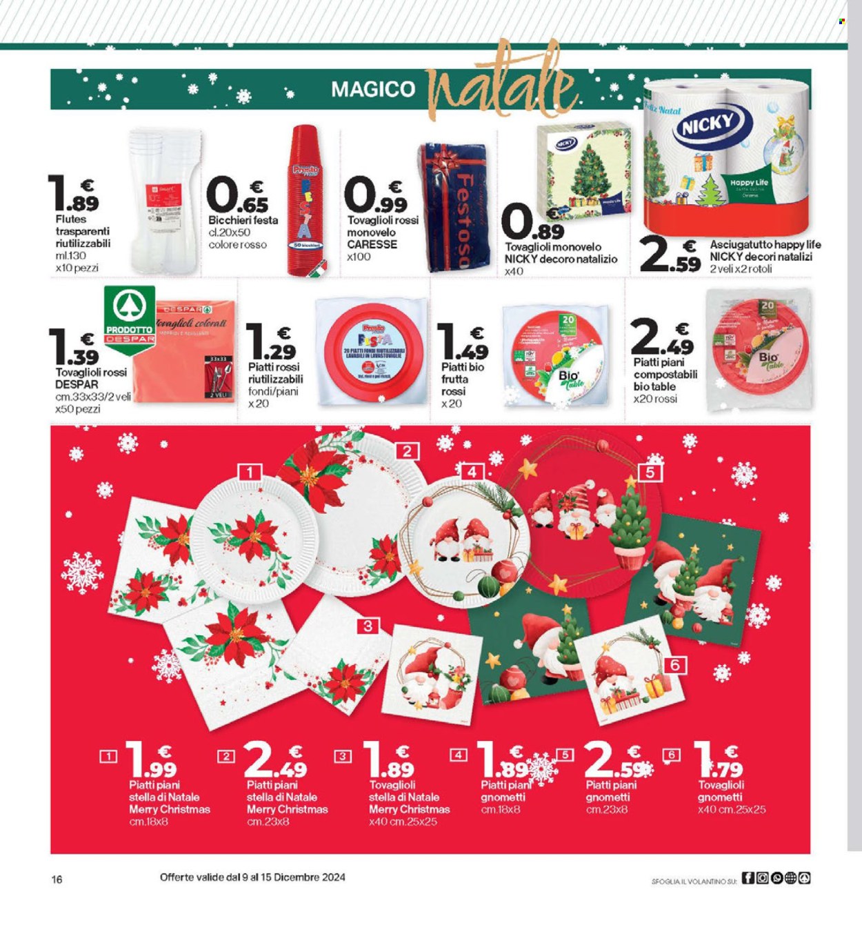 Volantino Eurospar - 9/12/2024 - 15/12/2024. Pagina 1