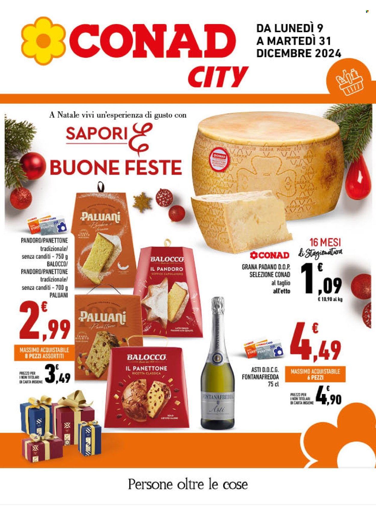 Volantino Conad City - 9/12/2024 - 31/12/2024. Pagina 1