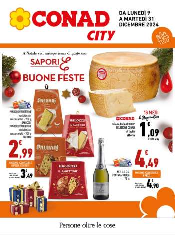 Volantino Conad City - 9/12/2024 - 31/12/2024.