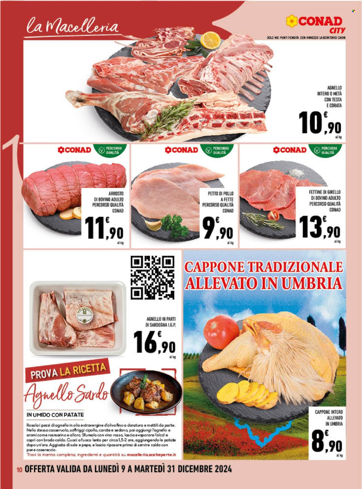 Volantino Conad City - 9/12/2024 - 31/12/2024. Pagina 1