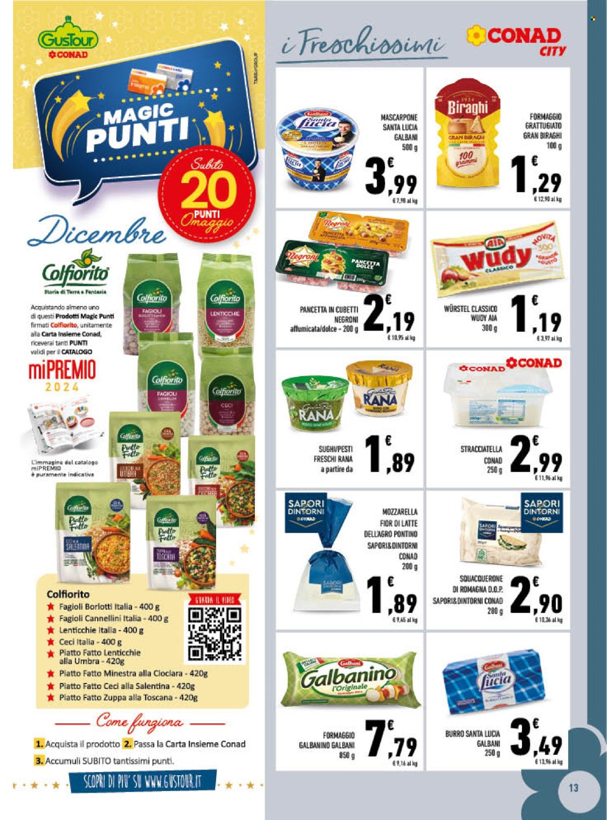 Volantino Conad City - 9/12/2024 - 31/12/2024. Pagina 1