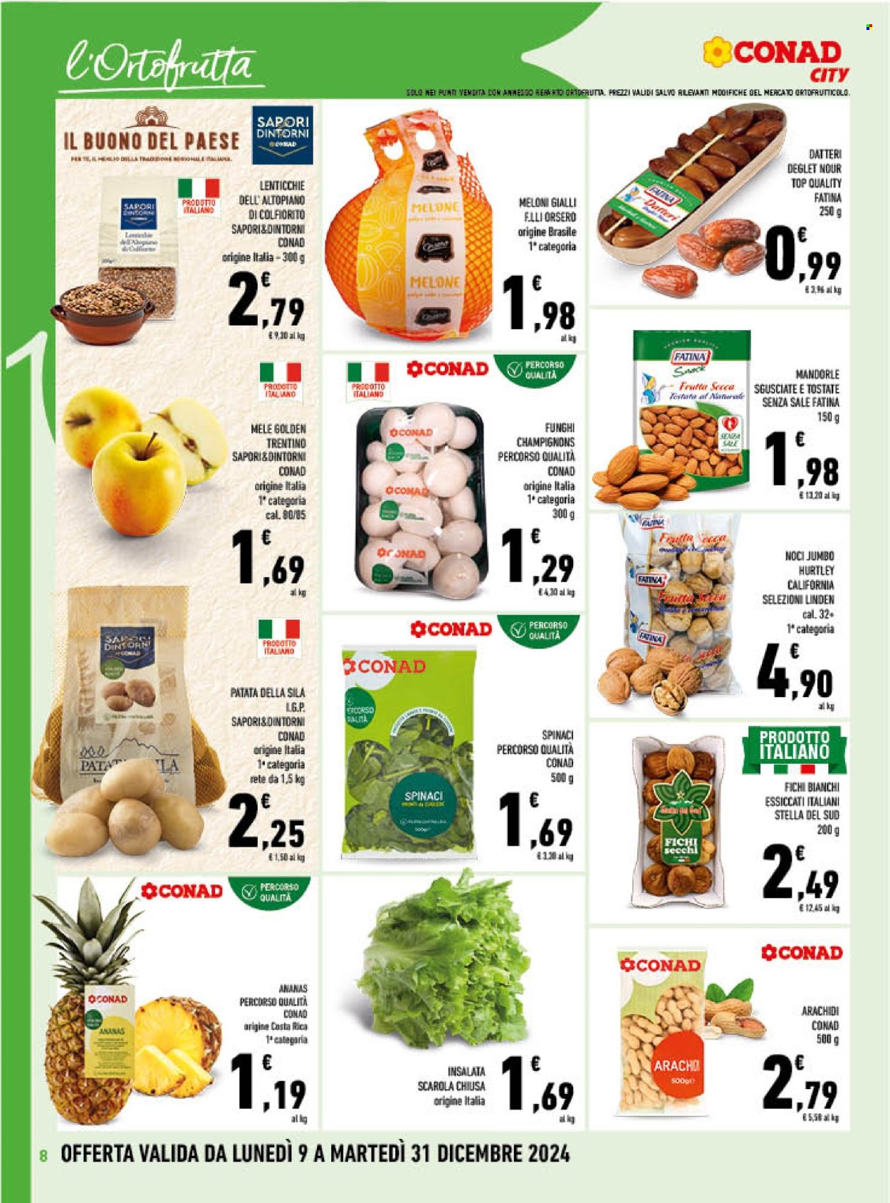 Volantino Conad - 9/12/2024 - 31/12/2024. Pagina 1