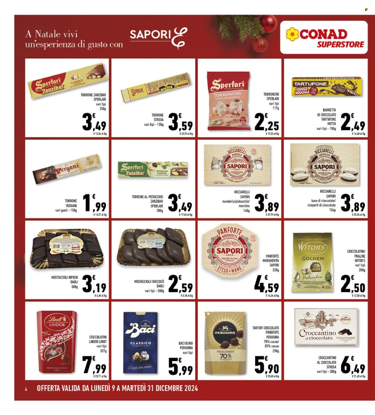 Volantino Conad Superstore - 9/12/2024 - 31/12/2024. Pagina 1