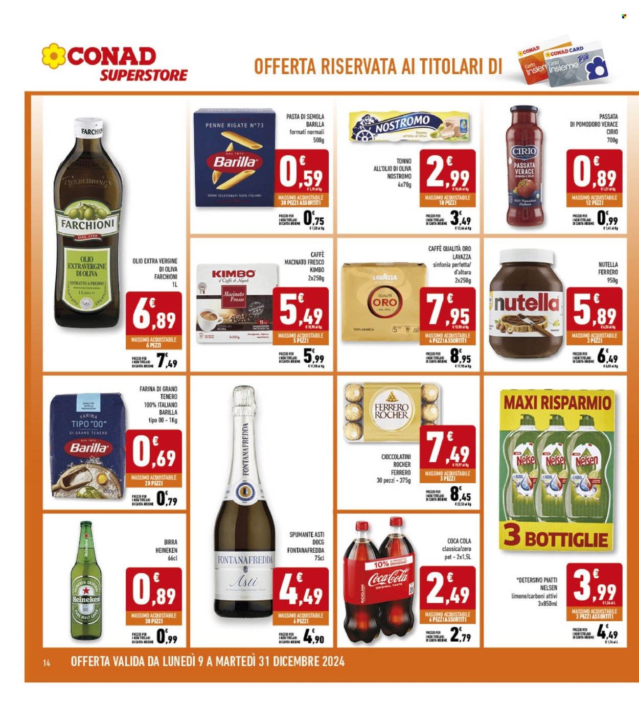 Volantino Conad Superstore - 9/12/2024 - 31/12/2024. Pagina 1