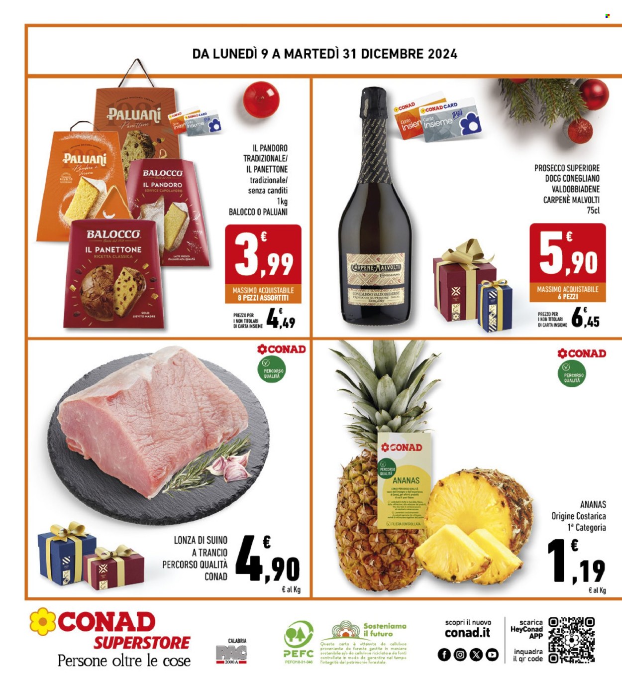 Volantino Conad Superstore - 9/12/2024 - 31/12/2024. Pagina 1