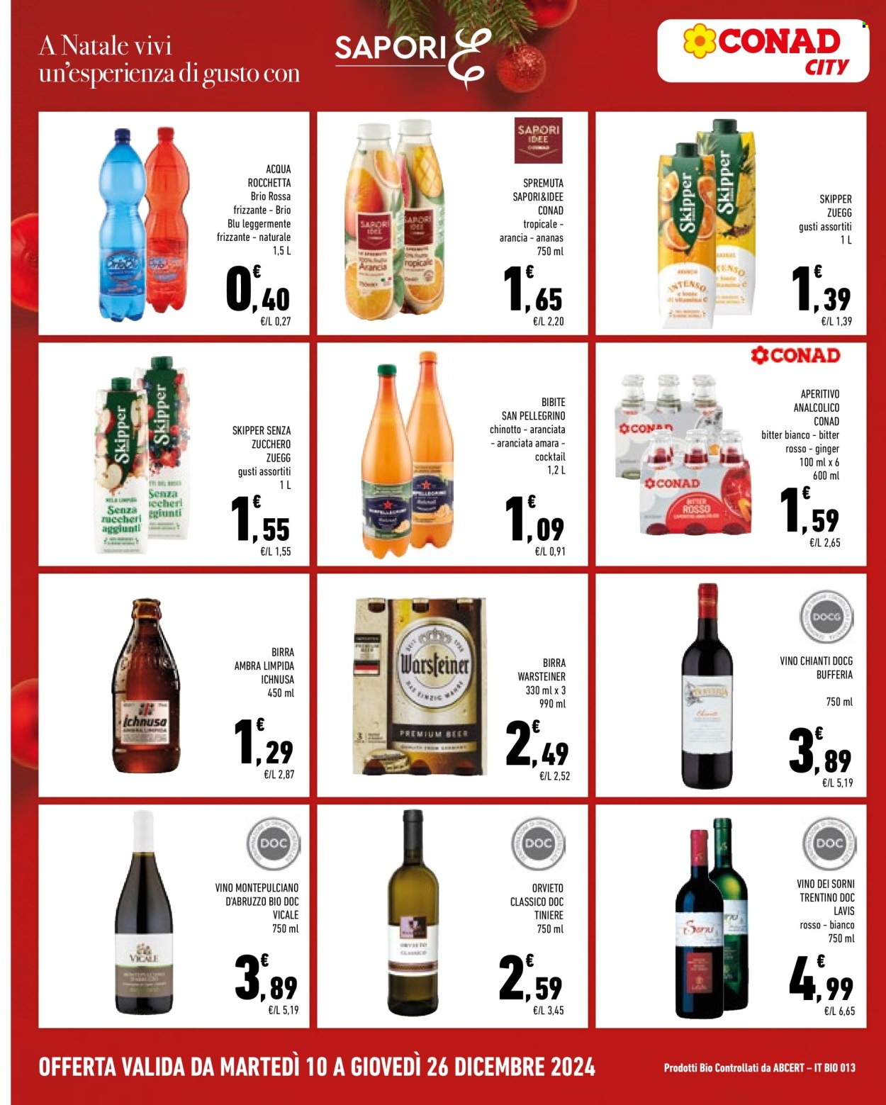 Volantino Conad - 10/12/2024 - 31/12/2024. Pagina 1