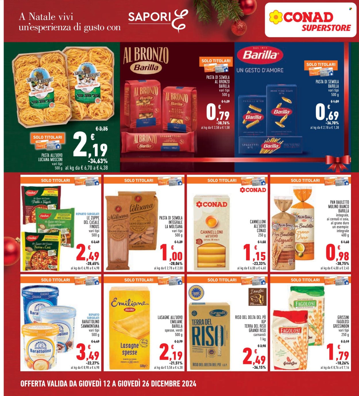 Volantino Conad Superstore - 12/12/2024 - 26/12/2024. Pagina 1