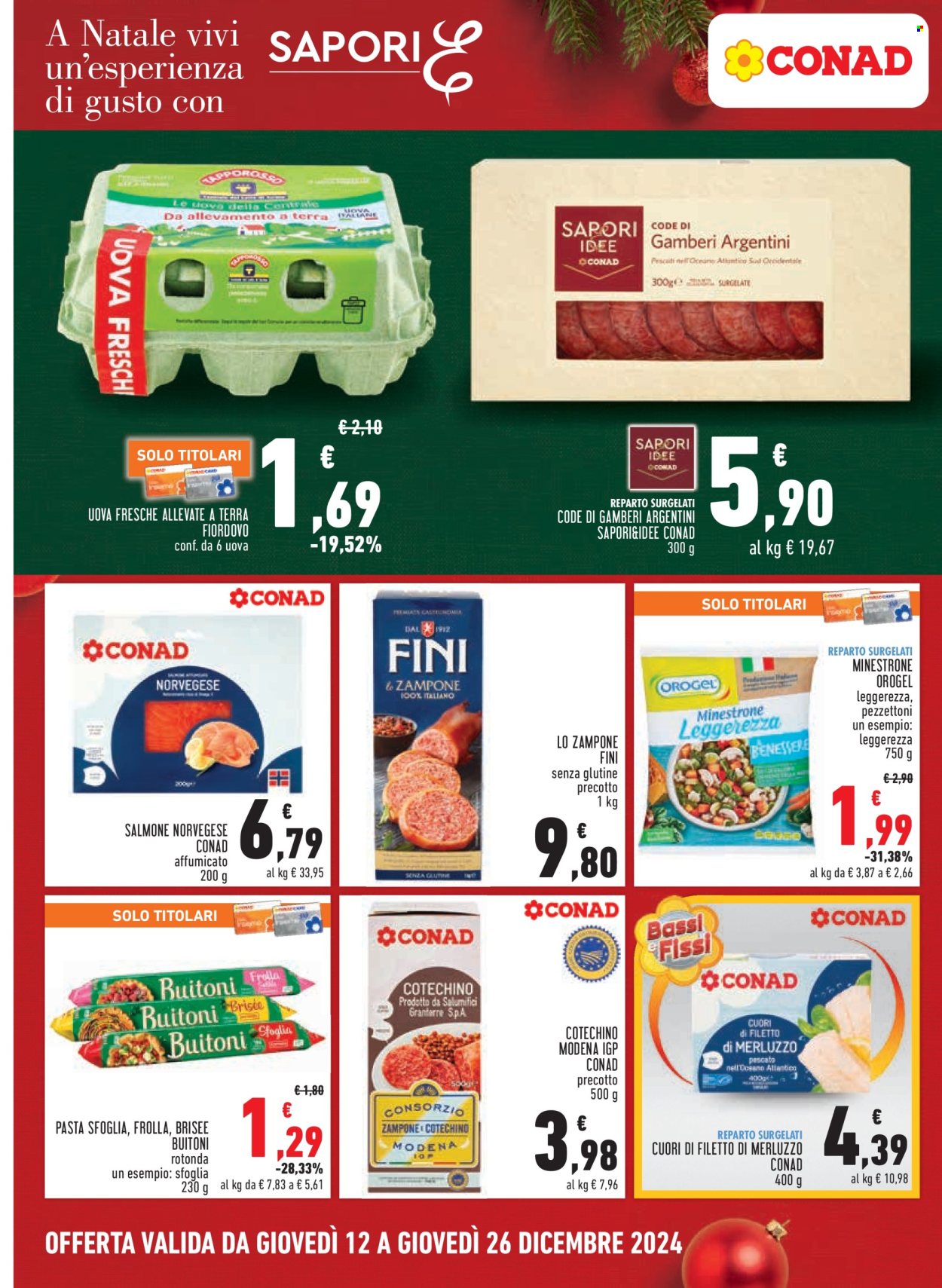 Volantino Conad - 12/12/2024 - 26/12/2024. Pagina 1