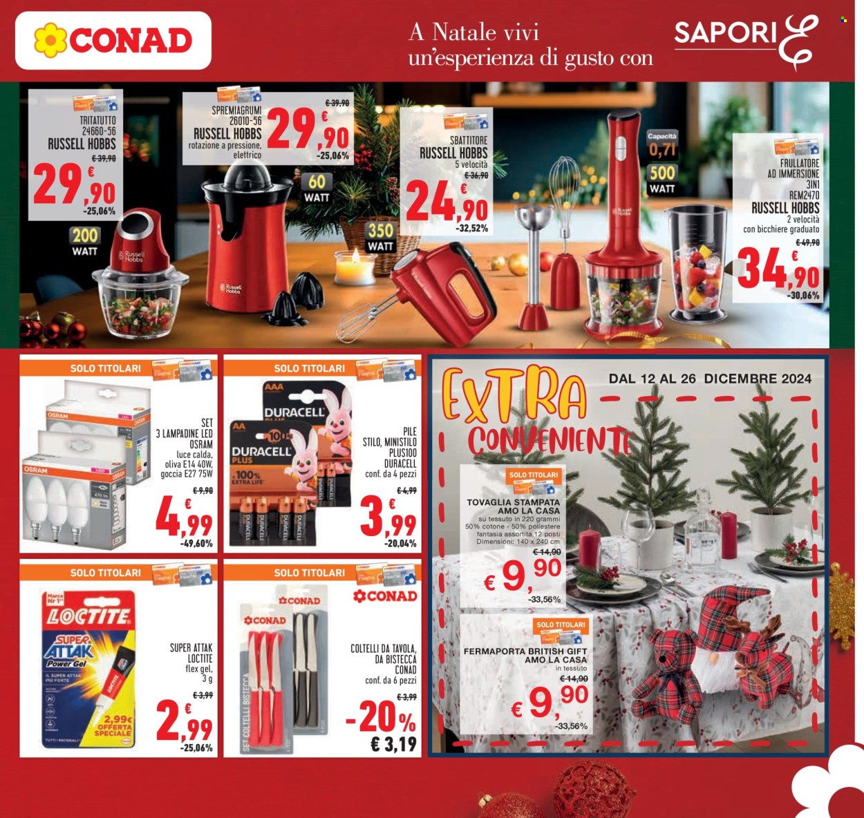 Volantino Conad - 12/12/2024 - 26/12/2024. Pagina 1